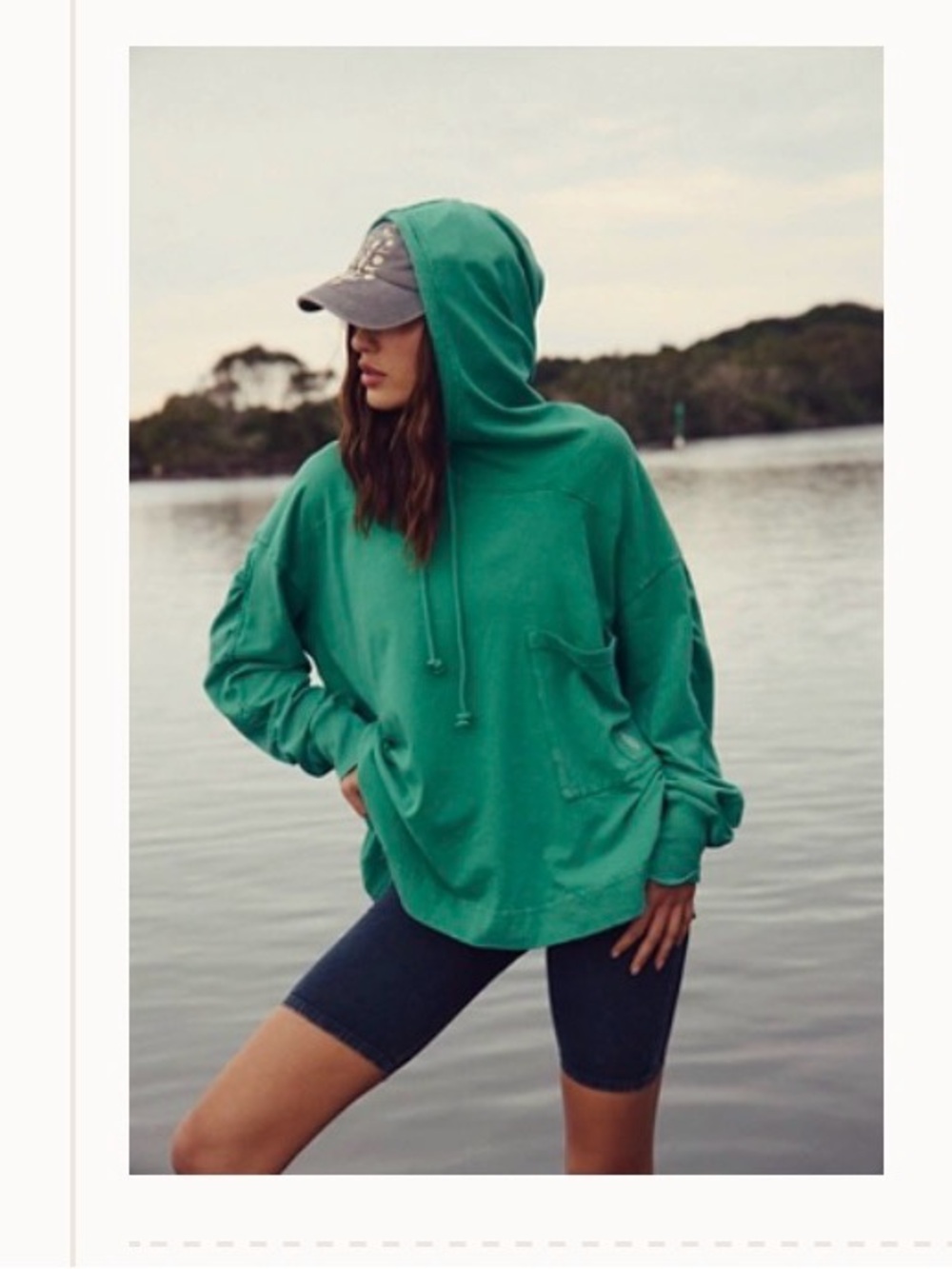 Free people hit shot hoodie